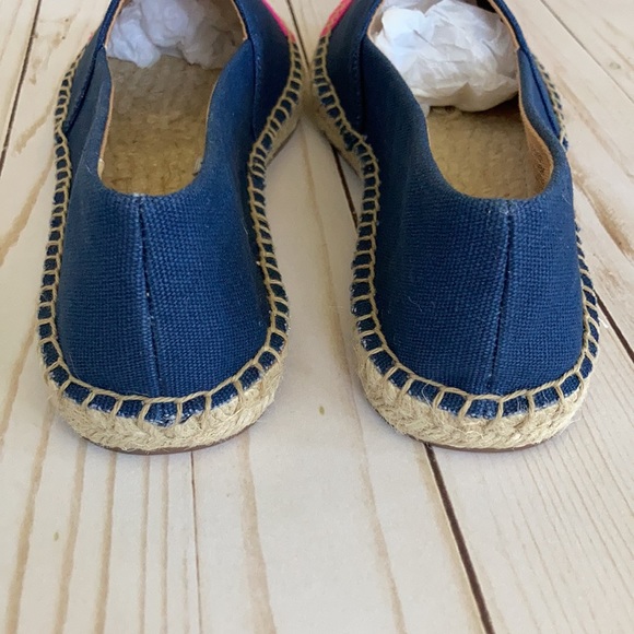 J. Crew Colorblock Canvas Cap Toe Slip On Espadrilles - Picture 7 of 8